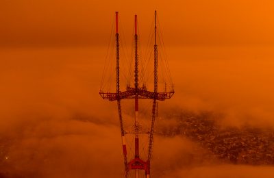 Сан-Франциско стал похож на Марс из-за лесных пожаров в Калифорнии